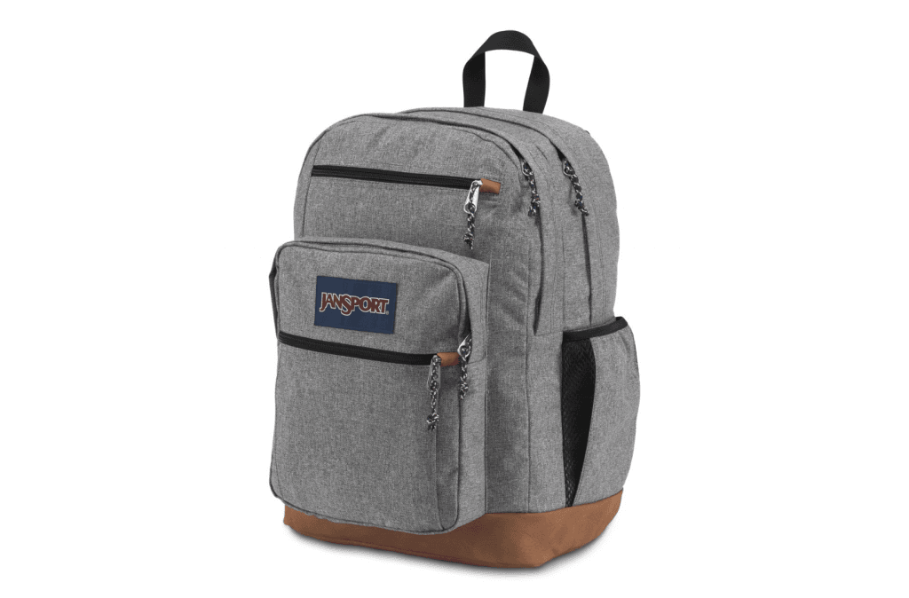 Jansport COOL STUDENT Backpack Grey Letterman Poly main image 1